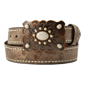 Angel Ranch Angel Ranch Stone Body Step Lace 1-1/2" Belt