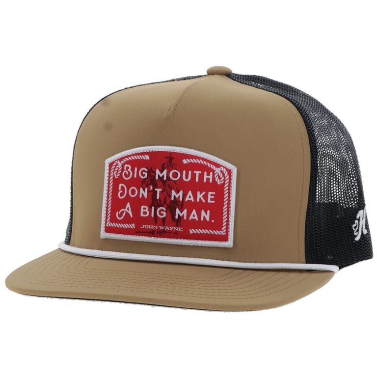 Hooey Hooey John Wayne "Big Mouth Don't Make A Big Man" Cap