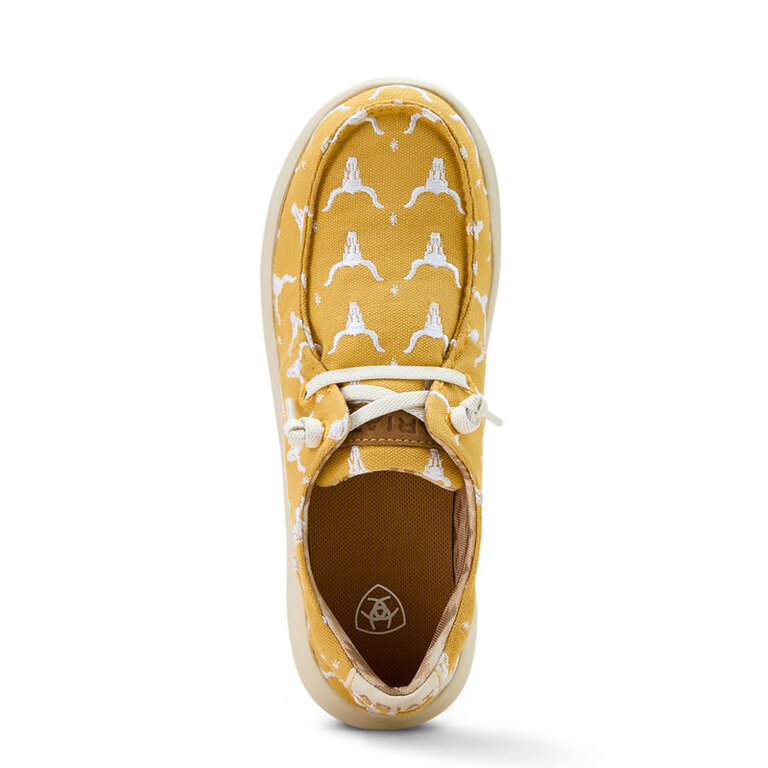 Ariat Ariat Doodle Steer Head Hilo - Mustard