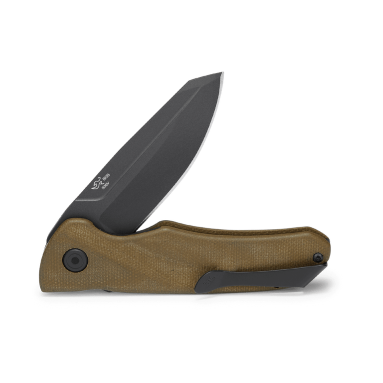 Buck Buck 843 Sprint Op Knife - O.D. Green Canvas Micarta