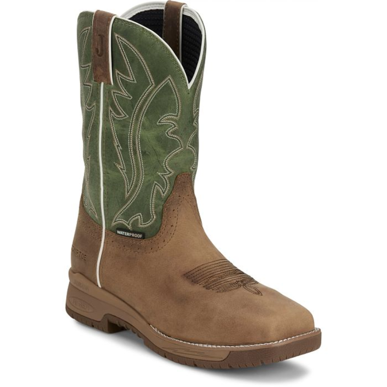 Justin Justin Nitread 11" Waterproof Nano Toe Work Boot
