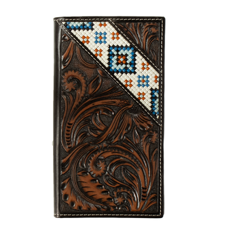 3D 3D Resin Beaded Inlay Rodeo Wallet