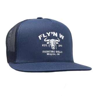 Rodeo Time Rodeo Time Fly'n W Fighting Bulls Cap - Blue
