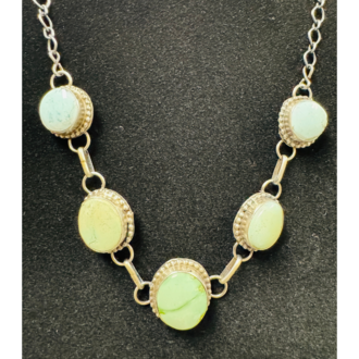 Indian Touch Of Gallup Indian Touch Of Gallup Navajo Handmade Mixed Turquoise Necklace - Designer Betta Lee