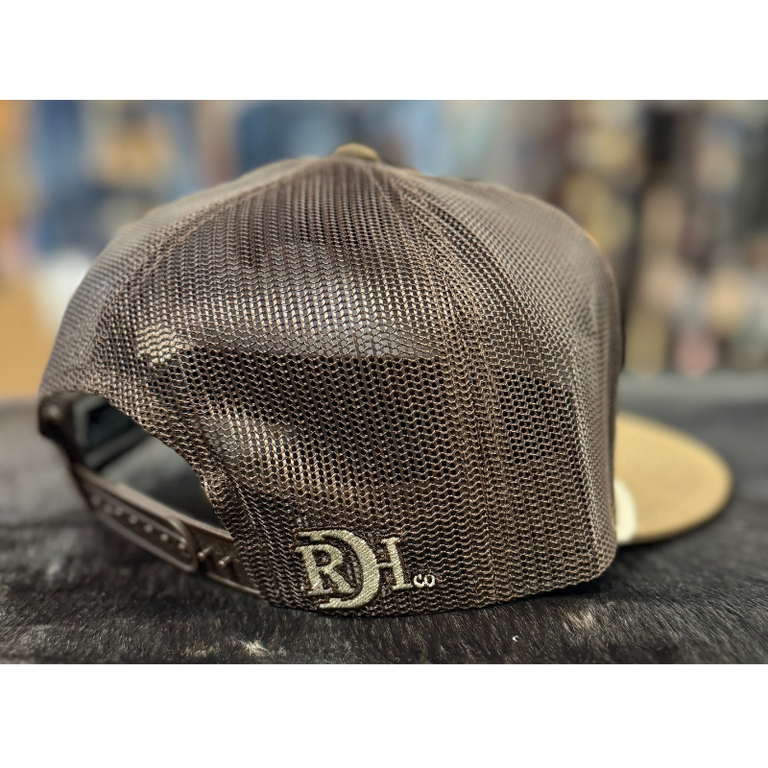 Red Dirt Hat Co Red Dirt Hat Co Rustic Bison Cap - Leathered Brown