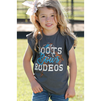 Cruel Cruel Boots, Bows and Rodeos Ruffle Tshirt