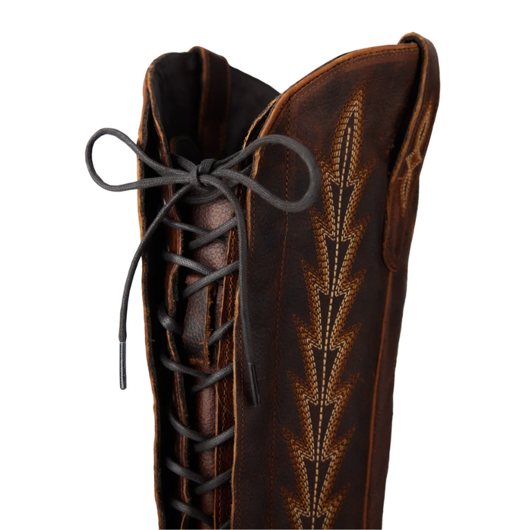 Lane Lane Lexington Knee High Corset Boot - Cognac