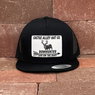 Cactus Alley Hat Co Cactus Alley Bowhunter Cap - Black/Black