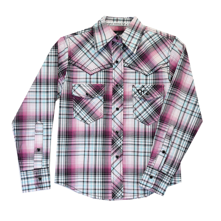 Cowgirl Hardware Cowgirl Hardware Shedua L/S Shirt - Rose/Mint