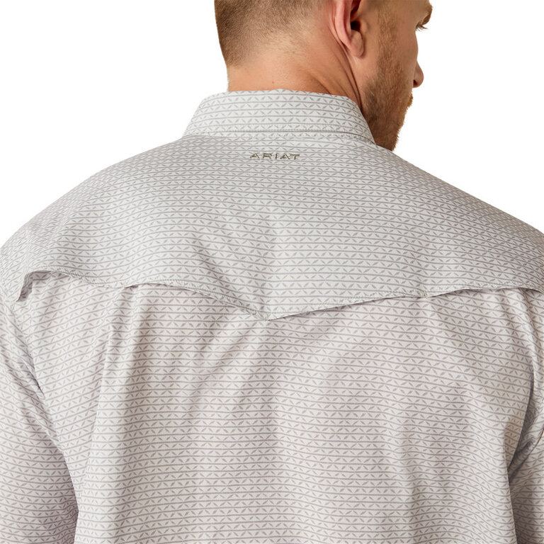 Ariat Ariat Western VentTek Snap S/S Shirt - Moonbeam