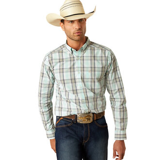 Ariat Ariat Pro Corban Fitted L/S Shirt - Mint