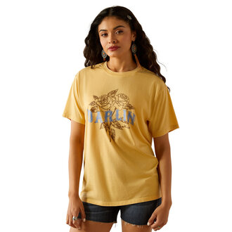Ariat Ariat Darlin Rose S/S Tshirt - Rattan