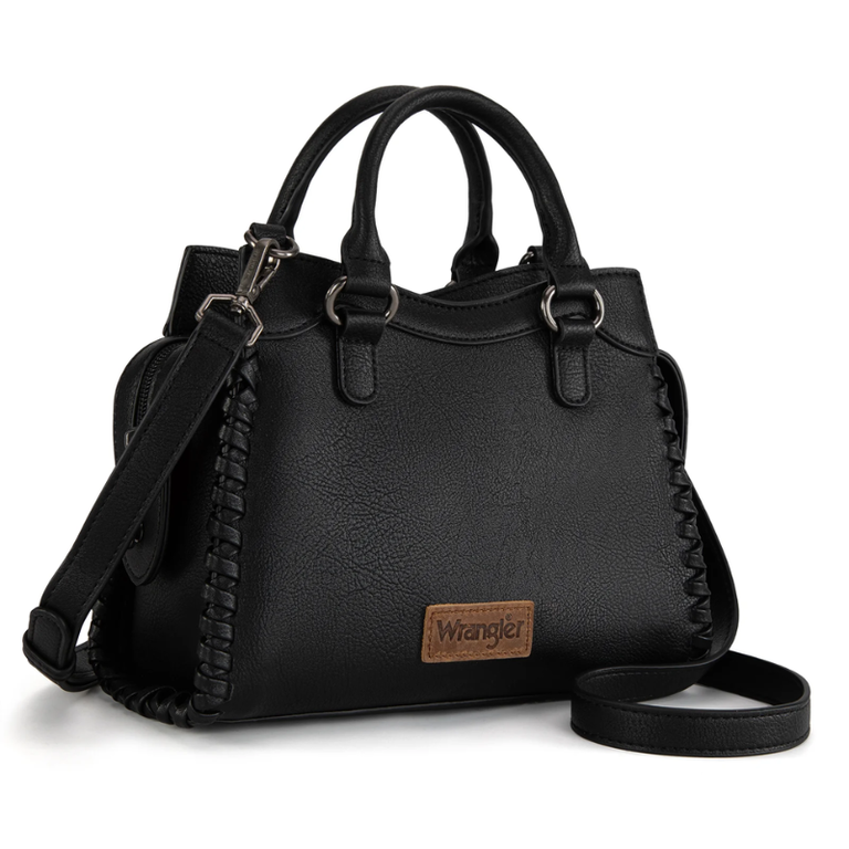 Wrangler Wrangler Carry-All Whipstitch Tote/Crossbody - Black