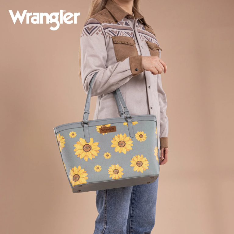 Wrangler Wrangler Sunflower Print Tote - Jean