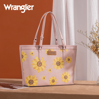 Wrangler Wrangler Sunflower Print Tote - Pink