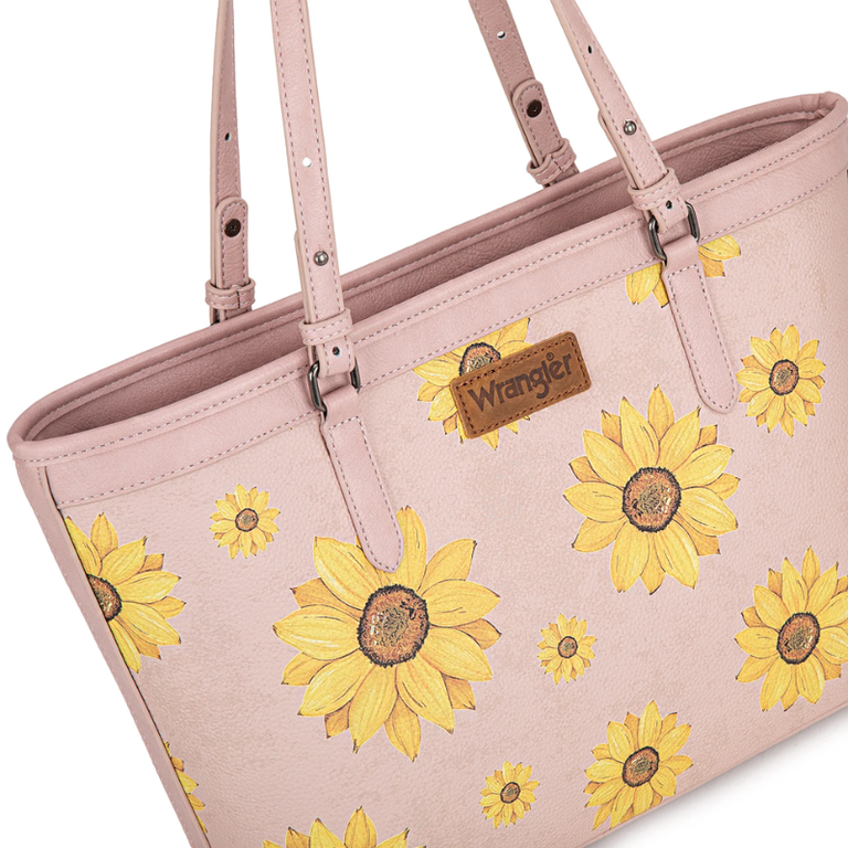 Wrangler Wrangler Sunflower Print Tote - Pink