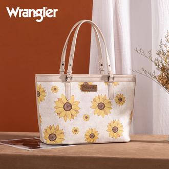 Wrangler Wrangler Sunflower Print Tote - Beige