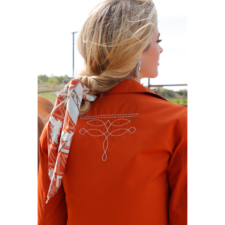 Cruel Cruel Boot Stitch L/S Shirt - Burnt Orange