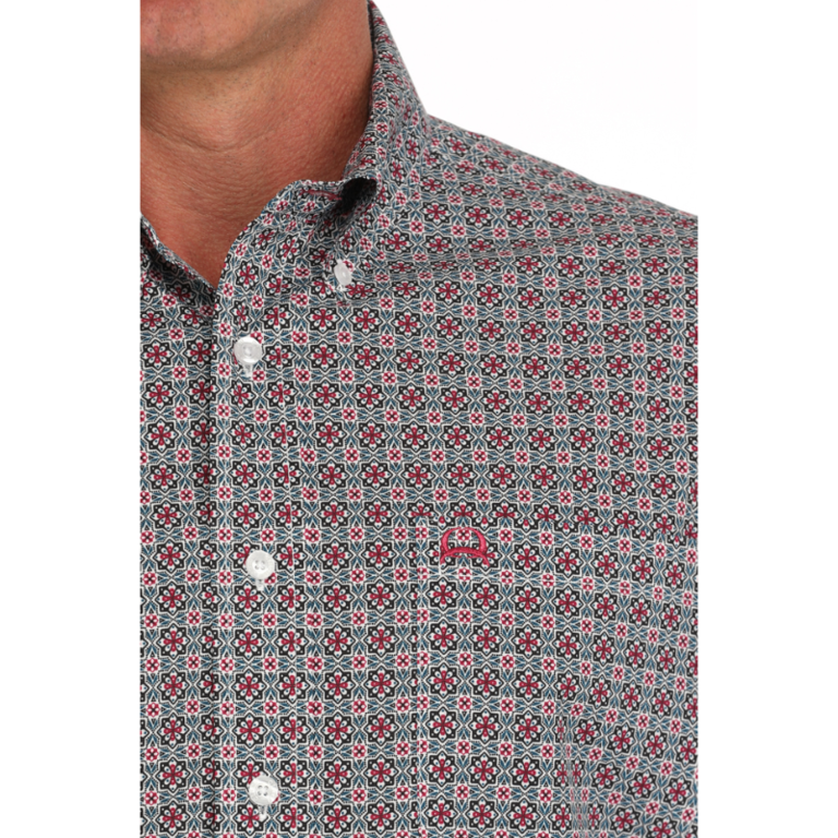 Cinch Cinch ArenaFlex S/S Shirt - Black/Pink