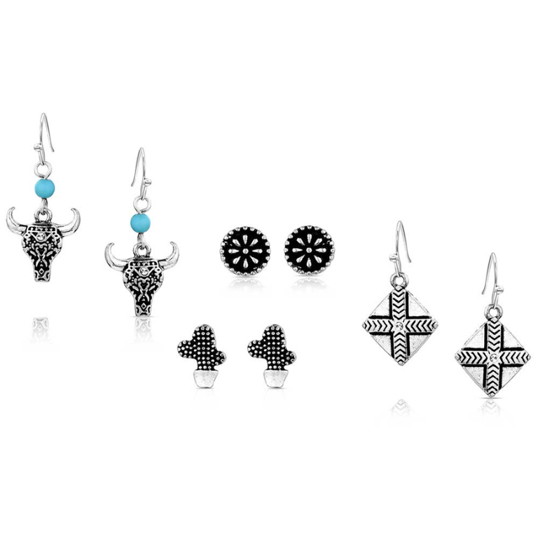 Montana Silversmiths Montana Silversmiths Attitude On The Plains Earring Set