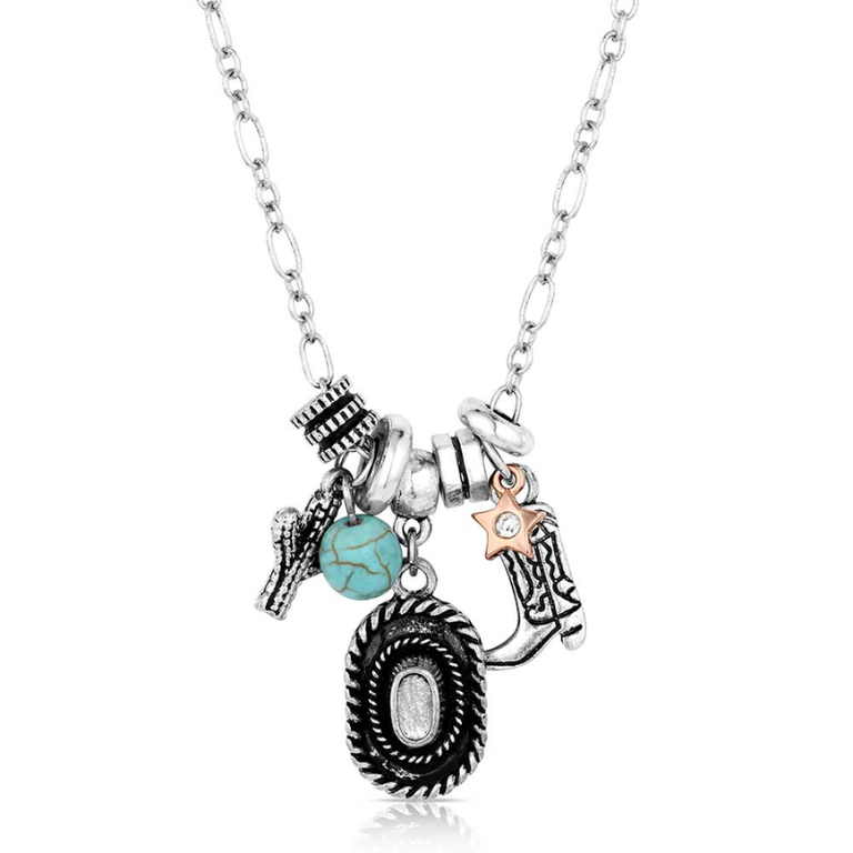 Montana Silversmiths Montana Silversmiths Attitude Country Connections Charm Necklace