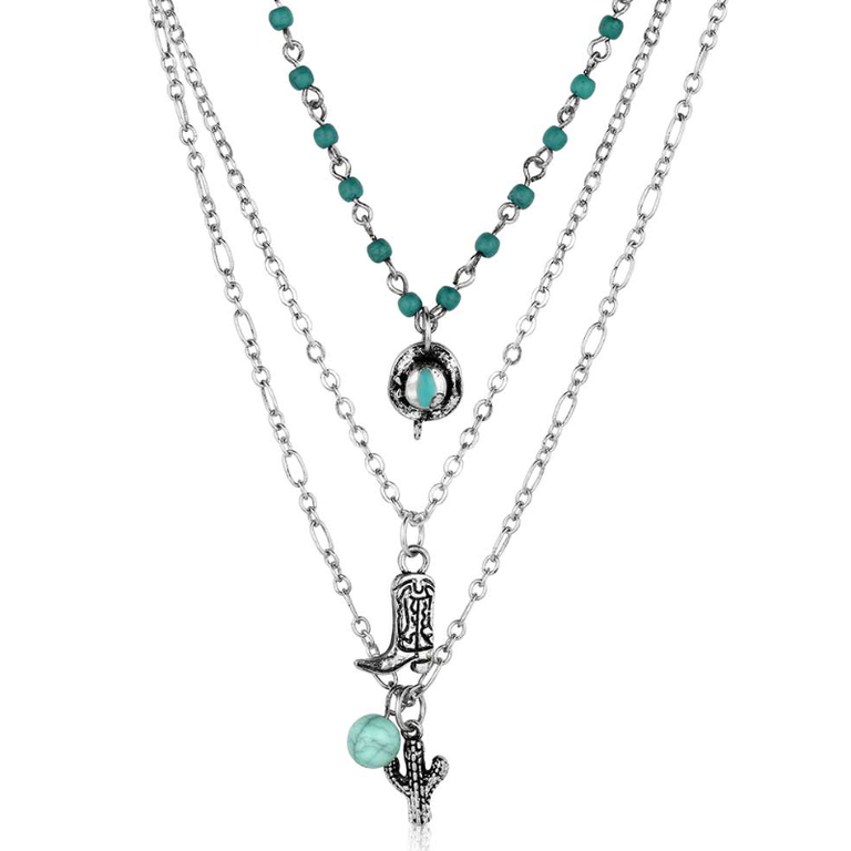 Montana Silversmiths Montana Silversmiths Attitude Layers Of The West Necklace