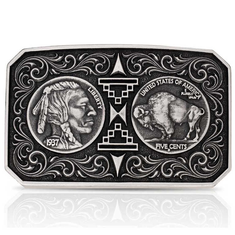 Montana Silversmiths Montana Silversmiths Westward Way Attitude Buckle
