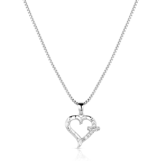 Montana Silversmiths Montana Silversmiths With Love Heart Necklace