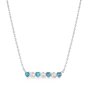 Montana Silversmiths Montana Silversmiths Alternating Hearts Necklace