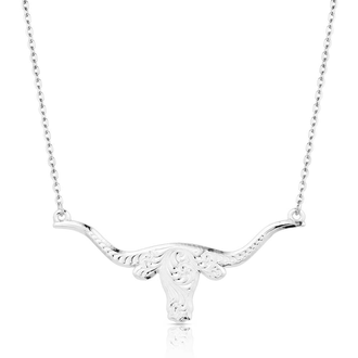 Montana Silversmiths Montana Silversmiths Out West Longhorn Necklace