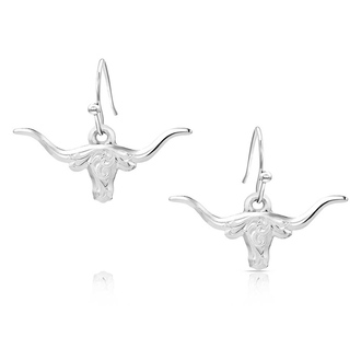 Montana Silversmiths Montana Silversmiths Out West Longhorn Earrings