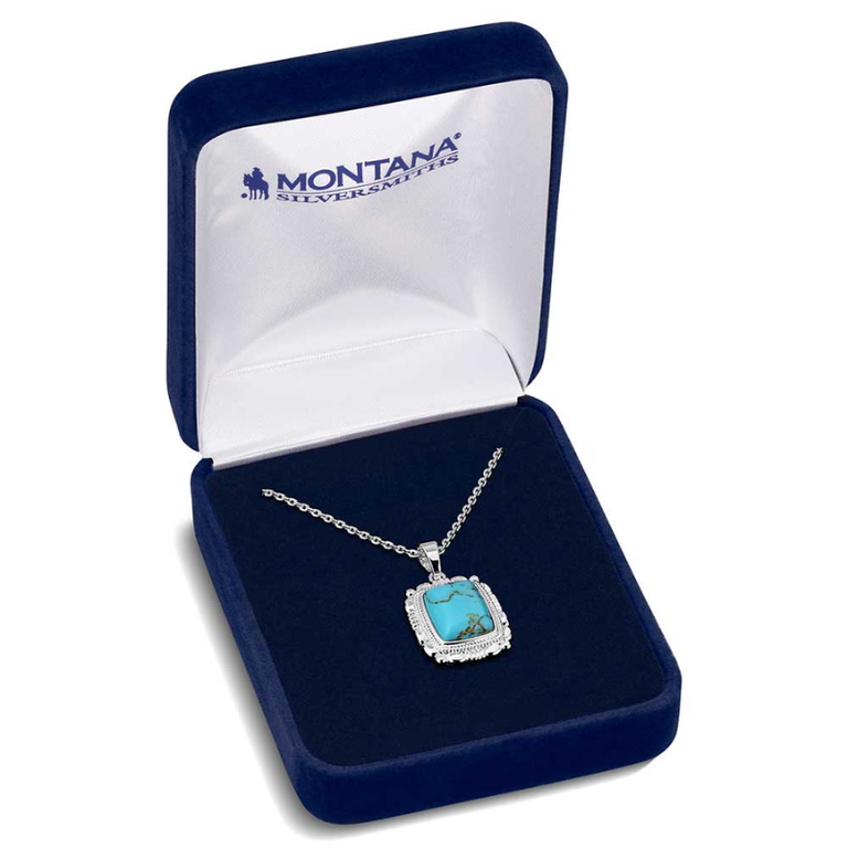 Montana Silversmiths Montana Silversmiths Turquoise Peace Necklace