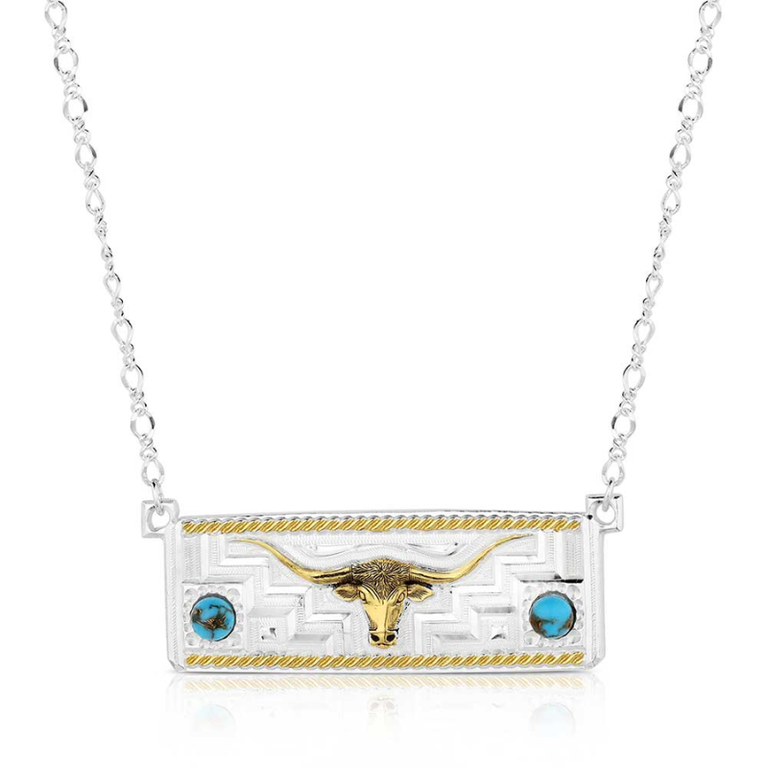 Montana Silversmiths Montana Silversmiths Longhorn Trails Necklace