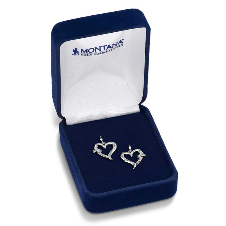 Montana Silversmiths Montana Silversmiths With Love Heart Earrings