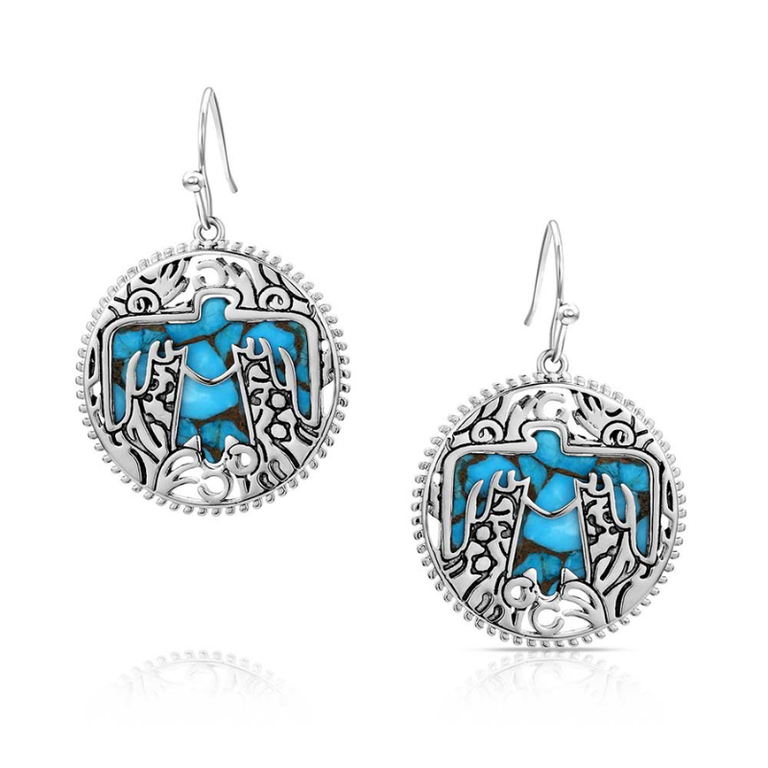 Montana Silversmiths Montana Silversmiths Strength Of The Thunderbird Earrings