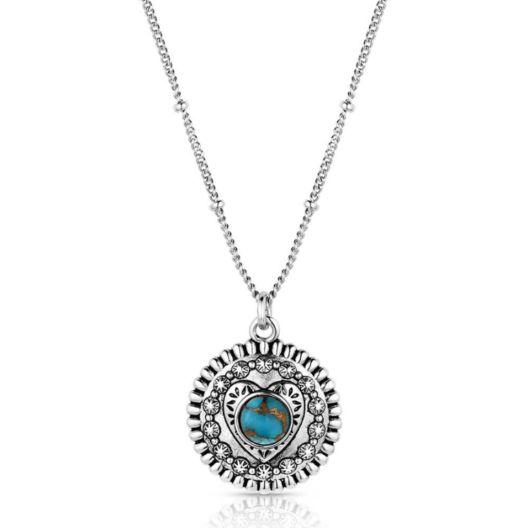 Montana Silversmiths Montana Silversmiths Love For You Turquoise Necklace