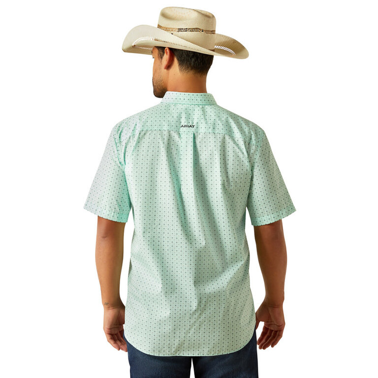 Ariat Ariat Ellis Wrinkle Free S/S Shirt - Aqua