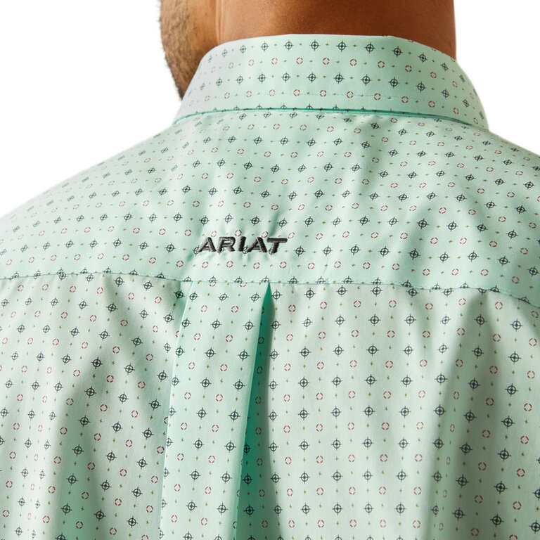 Ariat Ariat Ellis Wrinkle Free S/S Shirt - Aqua