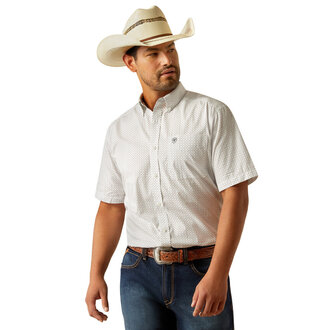 Ariat Ariat Eddy Wrinkle Free S/S Shirt - White