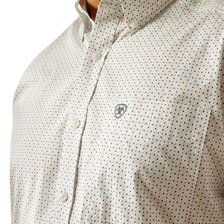 Ariat Ariat Eddy Wrinkle Free S/S Shirt - White