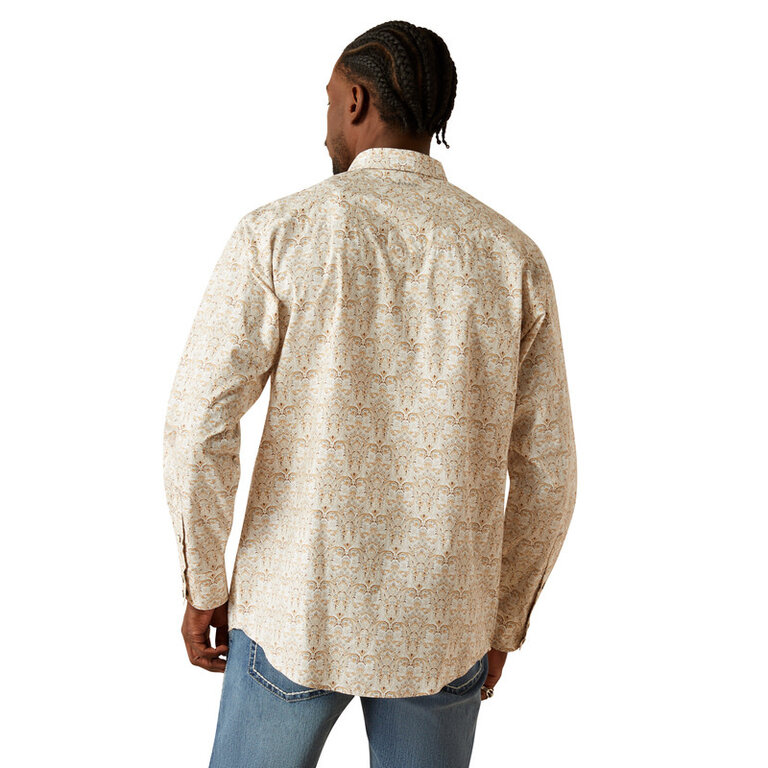 Ariat Ariat Wellington Snap L/S Shirt - Khaki