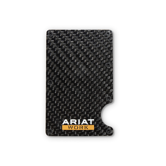 Ariat Ariat Work Utility Carbon Fiber Wallet - Black