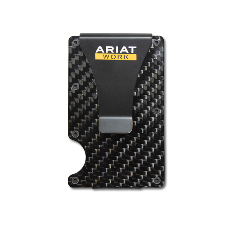 Ariat Ariat  Work Utility Stacked Logo Wallet - Silver