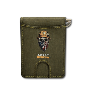Ariat Ariat Work Bifold Money Clip - Dark Green