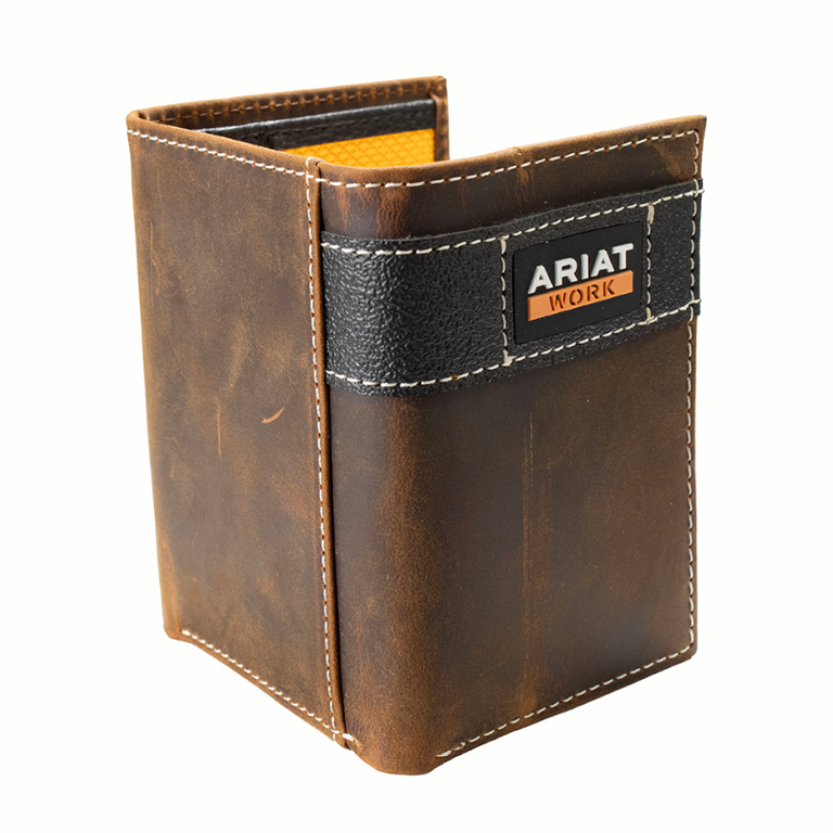 Ariat Ariat Work Trifold Wallet - Brown