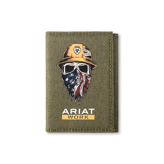 Ariat Ariat Work Trifold Wallet - Dark Green