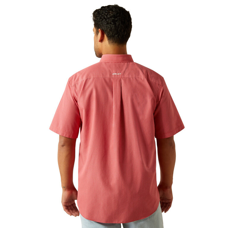 Ariat Ariat Duncan Wrinkle Free S/S Shirt - Red