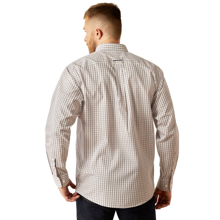 Ariat Ariat Drew Wrinkle Free L/S Shirt - Dark Blue Plaid