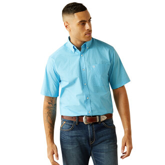 Ariat Ariat Simeon S/S Shirt - Light Blue