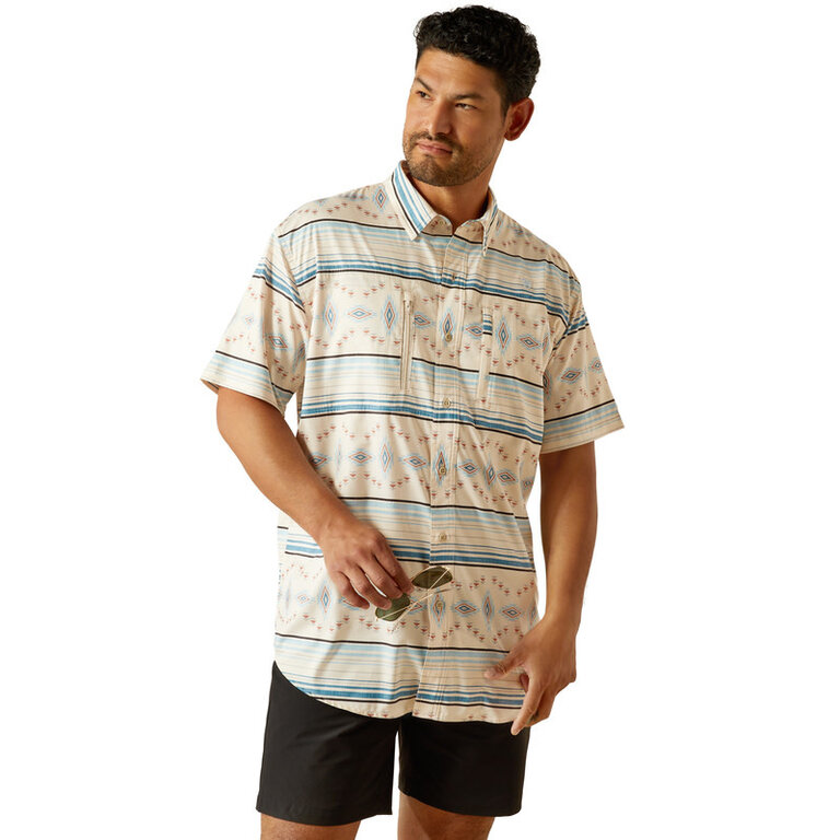 Ariat Ariat VentTek S/S Shirt - Moonbeam